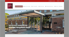 Desktop Screenshot of kardinal-hengsbach-haus.de